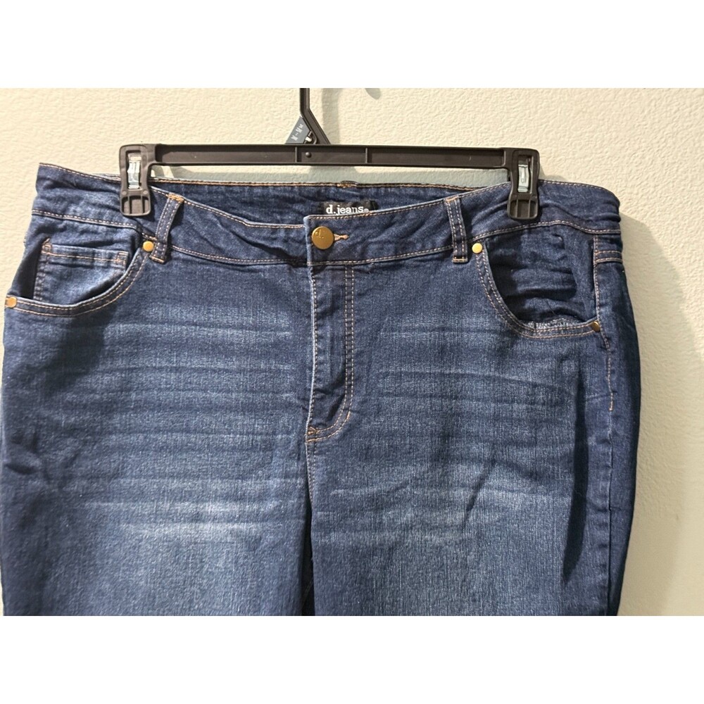 d. jeans Size 20 W Women's Stretch Jeans Dark Wash NO FLAWS/MINT - Picture 7 of 7